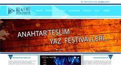 Desktop Screenshot of egegorselsanatlar.com